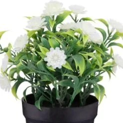 Bloom Daisies In Pot - White -Furniture Shop 392825 daisies in pot white