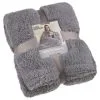Home Essentials Teddy TV Blanket - Charcoal 1 Home Essentials Teddy TV Blanket - Charcoal -Furniture Shop 393425 home essentials teddy tv blanket charcoal 5