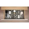 B&M Expandable Drawer Organiser -Furniture Shop 393927 expandable drawer organiser grey