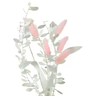 B&M Flower Arrangement In Glass Bottle 4 B&M Flower Arrangement In Glass Bottle - Image 2