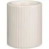 B&M Ribbed Tealight Holder - Cream -Furniture Shop 394331 tealight holder
