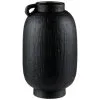 B&M Black Ceramic Vase
