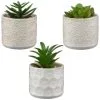 B&M Assorted Embossed Pots -Furniture Shop 394664 embossed pot group