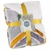 B&M Simply Geo Waffle Throw - Ochre -Furniture Shop 394916 simply geo waffle throw ochre