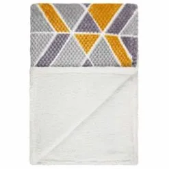 B&M Simply Geo Waffle Throw - Ochre 9 B&M Simply Geo Waffle Throw - Ochre -Furniture Shop 394916 simply geo waffle throw ochre 3