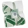 B&M Simply Geo Waffle Throw - Green -Furniture Shop 394920 simply geo waffle throw green