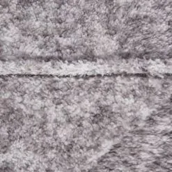 B&M Simply Two Tone Teddy Throw - Grey -Furniture Shop 394926 simply two tone teddy throw grey 4