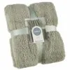 B&M Simply Two Tone Teddy Throw - Sage -Furniture Shop 394928 simply plain teddy throw sage 4