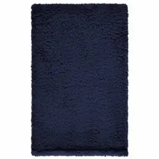 B&M Simply Teddy Navy Rolled Throw 5 B&M Simply Teddy Navy Rolled Throw - Image 3