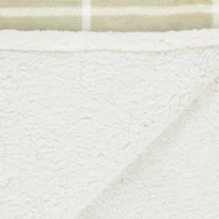 Home & Co Winston Sage Check Sherpa Throw -Furniture Shop 394950 winston sage check sherpa throw 4