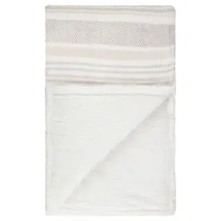 Home & Co Winston Grey Stripe Sherpa Throw 4 Home & Co Winston Grey Stripe Sherpa Throw - Image 2