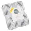 Simply Everyday Simply Grey & Geo Print Polar Fleece Throw 2pk -Furniture Shop 395031 simply super soft throws 2pk grey geo