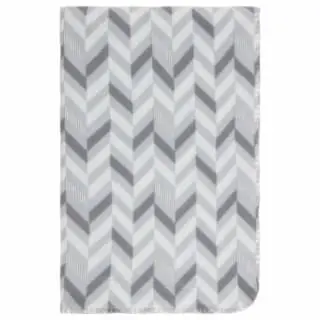 Simply Everyday Simply Grey & Geo Print Polar Fleece Throw 2pk 5 Simply Everyday Simply Grey & Geo Print Polar Fleece Throw 2pk - Image 3