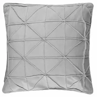 Home & Co Geo Velvet Cushion - Grey 3 Home & Co Geo Velvet Cushion - Grey