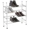 Spaceways 4 Tier Extendable Shoe Rack -Furniture Shop 395542 383994 spaceways 4 tier extendable shoe rack