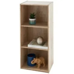 B&M Essentials 3 Tier Shelf - Oak