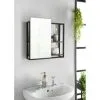 Tromso Bathroom Mirror Cabinet -Furniture Shop 395661 tromso mirror cabinet