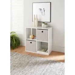 Lokken Cord Storage Cubes 2pk - Light Grey -Furniture Shop 395811 2pk cord lokken storage cubes light grey