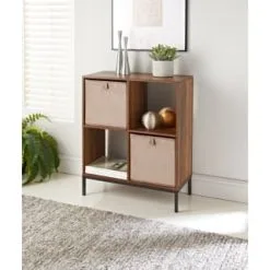 Lokken Velvet Storage Cubes 2pk - Mushroom 9 Lokken Velvet Storage Cubes 2pk - Mushroom -Furniture Shop 395837 2pk velvet lokken storage cubes mushroom 2