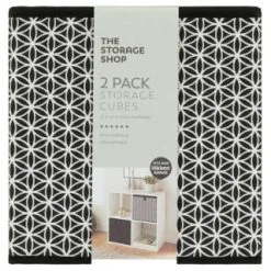 Lokken Mark Making Storage Cubes 2pk - Mono -Furniture Shop 395850 2pk lokken mono storage cubes mark making 2