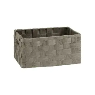 B&M Caen Set Of 3 Paper Rope Baskets - Grey 4 B&M Caen Set Of 3 Paper Rope Baskets - Grey - Image 2