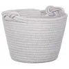 B&M Cara Rope Basket With Handle - Grey -Furniture Shop 395880 cara rope basket with handle grey