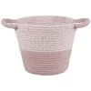 B&M Two Tone Rope Basket - Pink -Furniture Shop 395885 two tone rope basket pink