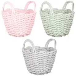 B&M Thick Rope Basket - Grey 5 B&M Thick Rope Basket - Grey -Furniture Shop 395888 thick rope basket main 2