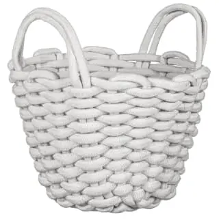 B&M Thick Rope Basket - Grey 3 B&M Thick Rope Basket - Grey