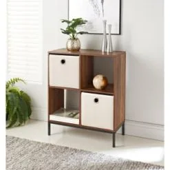 Lokken Teddy Storage Cubes 2pk - Cream -Furniture Shop 395965 2pk teddy lokken storage cubes cream