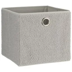 Lokken Teddy Storage Cubes 2pk - Grey