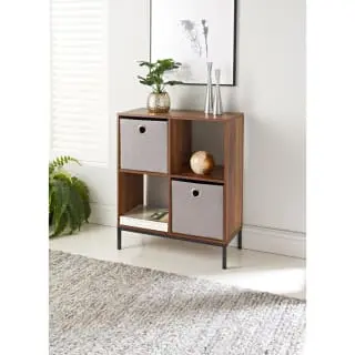 Lokken Teddy Storage Cubes 2pk - Grey 5 Lokken Teddy Storage Cubes 2pk - Grey - Image 3