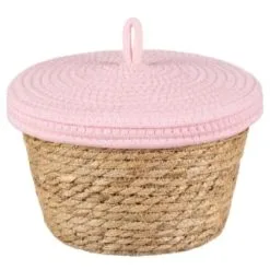 B&M Kendall Basket With Lid - Pink