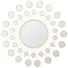 B&M Gold Mirrored Petal Mirror -Furniture Shop 396239 gold mirror