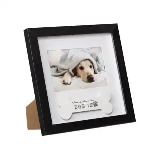 B&M Box Photo Frame - Home Is Where The Dog Is 3 B&M Box Photo Frame - Home Is Where The Dog Is