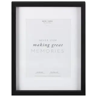 B&M A4 New York Box Photo Frame - Black 3 B&M A4 New York Box Photo Frame - Black