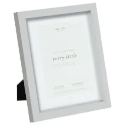 B&M New York Box Photo Frame - 6 X 8" - Grey