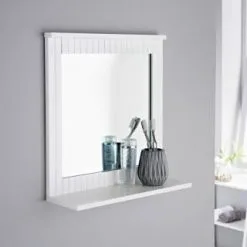 Maine Bathroom Mirror With Shelf