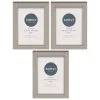Simply Everyday 4 X 6" Block Frames 3pk - Grey -Furniture Shop 396578 3pk simply everyday block frames 4x6 grey