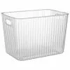 Home Essentials Ribbed Clear Storage Tub - Extra Large 1 Home Essentials Ribbed Clear Storage Tub - Extra Large -Furniture Shop 396951 ribbed clear storage box extra large