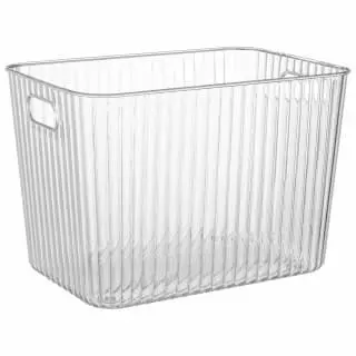 Home Essentials Ribbed Clear Storage Tub - Extra Large 3 Home Essentials Ribbed Clear Storage Tub - Extra Large