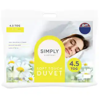 Simply Everyday Soft Touch Value Duvet 4.5 Tog - King 3 Simply Everyday Soft Touch Value Duvet 4.5 Tog - King