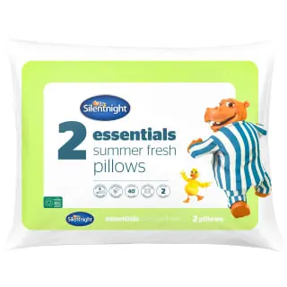 Silentnight Essentials Summer Fresh Washable Pillow Pair 3 Silentnight Essentials Summer Fresh Washable Pillow Pair