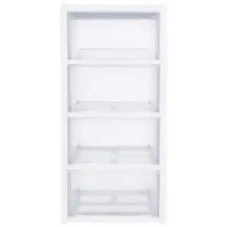 B&M White 4 Tier Drawers 4 B&M White 4 Tier Drawers - Image 2