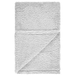 Simply Kids Teddy Throw - Light Grey -Furniture Shop 400204 simply kids teddy rolled kids throw grey 2