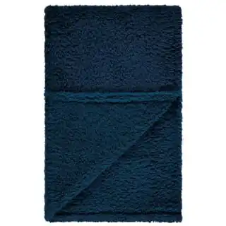 Simply Kids Teddy Throw - Navy 4 Simply Kids Teddy Throw - Navy - Image 2